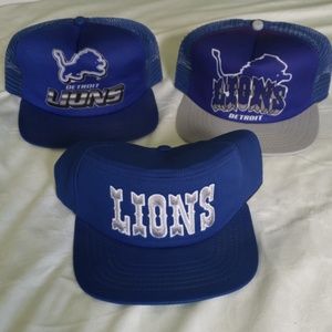 NFL Detroit Lions Retro Snapbacks (3)